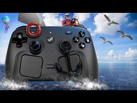 YouTube thumbnail for Steam Controller Review: Now You're Playing with Power - Nerrel