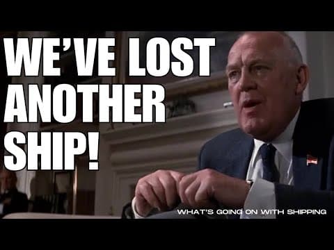 YouTube thumbnail for Russian Cargo Ship Ursa Major Sinks in the Mediterranean | Fifth Russian Commercial Vessel Lost