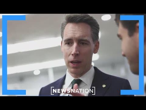 YouTube thumbnail for [NewsNation] Sen. Hawley: UFO whistleblower's claims 'plausible' | Elizabeth Vargas Reports