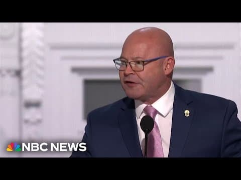 YouTube thumbnail for Teamsters president challenges GOP on union support at RNC [17:41 | JUL 15 24 | NBC News]