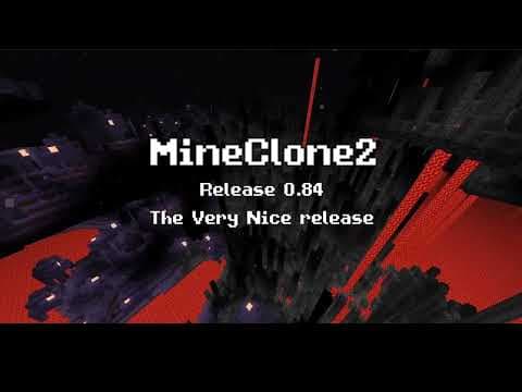 YouTube thumbnail for MineClone2 : Release 0.84 - The Very Nice Release