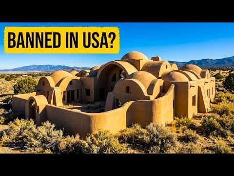 YouTube thumbnail for This Home Costs $300 to Build and $0 to Heat FOREVER. Why Is It Banned? [25:16]
