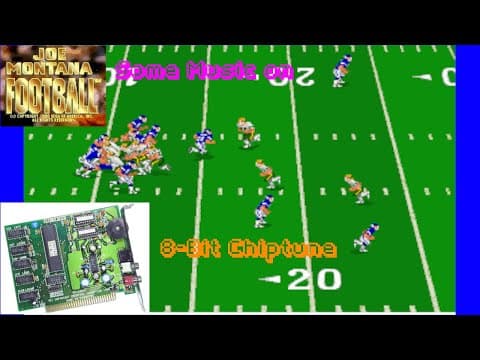 YouTube thumbnail for Joe Montana Football [MS DOS] Some Music on Creative Music System/Game Blaster