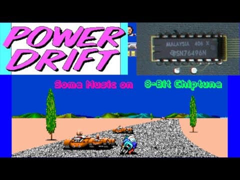 YouTube thumbnail for Power Drift [MS DOS] Some Music on Tandy 3 Voice