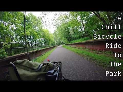 YouTube thumbnail for A chill Bicycle Ride to the park