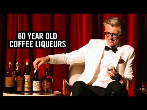 YouTube thumbnail for [James Hoffmann] Tasting Dangerously Old Coffee Liqueurs