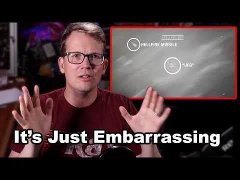 YouTube thumbnail for Hank Green on the newest UAP Video - It's All Just for Attention
