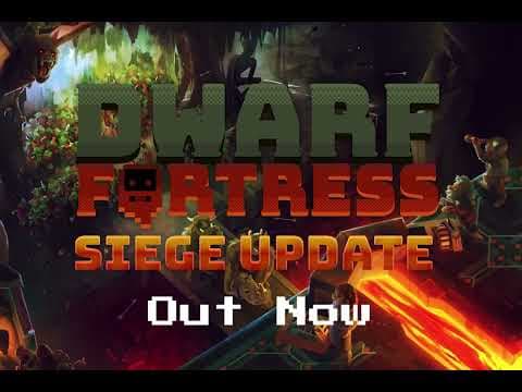 YouTube thumbnail for Dwarf Fortress Siege Update - Out Now!