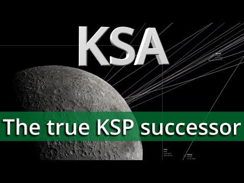YouTube thumbnail for KSA - The true KSP Successor