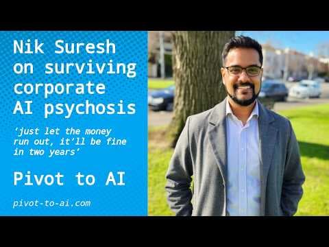 YouTube thumbnail for Nik Suresh/Ludicity on surviving corporate AI psychosis [38:59]