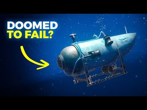 YouTube thumbnail for Real Engineering: The Questionable Engineering of Oceangate - an in depth analysis of the Oceangate disaster by an expert in composite materials engineering