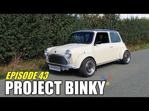 YouTube thumbnail for Project Binky - Episode 43 - Austin Mini GT-Four - Turbocharged 4WD Mini [goin for a rip]