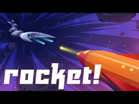 YouTube thumbnail for Rocket! - An Arcade Bullet Hell game with Roguelite features