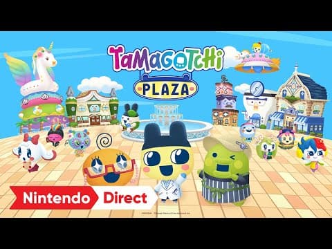 YouTube thumbnail for Tamagotchi Plaza – Nintendo Direct 3.27.2025