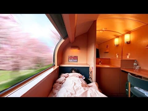 YouTube thumbnail for 10 horas em um sleeper train: Sunrise Express 🇯🇵