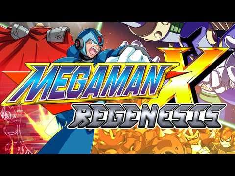 YouTube thumbnail for Mega Man X Regenesis (Fan Game) | Official Release Date Trailer