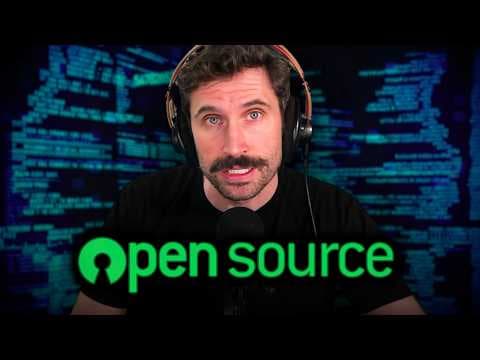 YouTube thumbnail for Tech bros kill FOSS as a joke (and also receive money from corporations for it, also as a joke)