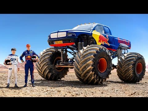 YouTube thumbnail for Tsunoda beats Verstappen in off-road race