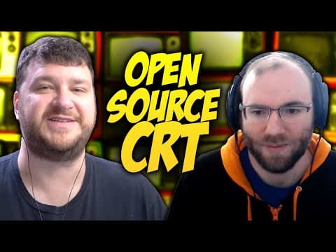 YouTube thumbnail for The Open Source CRT Chassis could be the future of CRTs and their preservation - interview with RetroRGB
