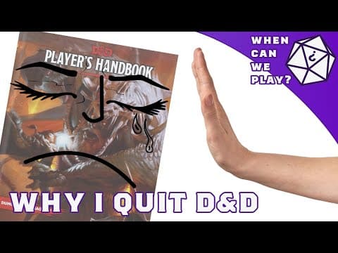 YouTube thumbnail for My personal story of how/why I fell in/out love with DnD
