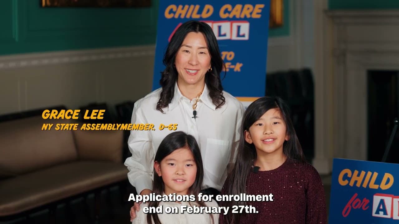 YouTube thumbnail for One week left to sign up for free Pre-k and 3-k! | NYC Mayor's Office [1:28]