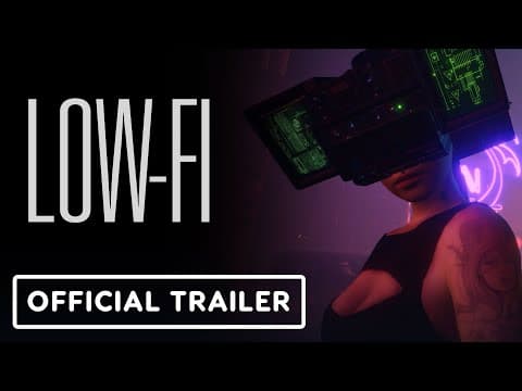 YouTube thumbnail for I saw a lot of hype / skepticism for the newly announced Blade Runner game, and just want to mention that there's already a pretty incredible Blade-Runner-inspired game, LOW-FI, releasing later this y