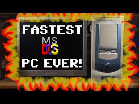 YouTube thumbnail for No, *This* is the Fastest MS-DOS Gaming PC Ever | TheRasteri