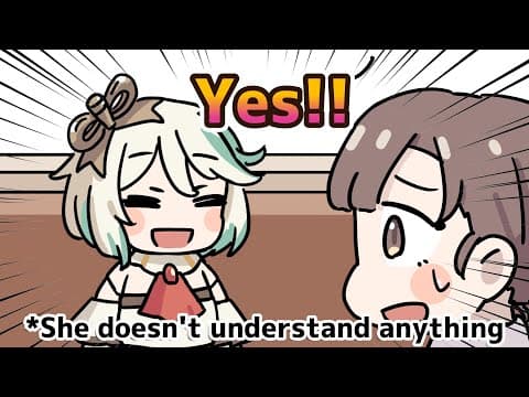 YouTube thumbnail for Cecilia breaks the language barrier with just 1 word【Cecilia Immergreen/Hakos Baelz/hololive】