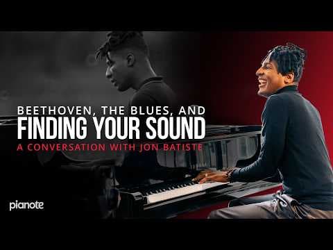 YouTube thumbnail for Same cords, different voice - Jon Batiste