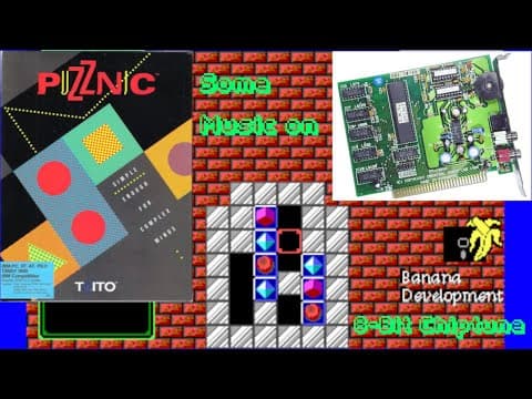 YouTube thumbnail for Puzznic [MS DOS] Some Music on Creative Music System/Game Blaster