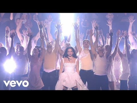 YouTube thumbnail for ROSALÍA - Berghain (Live at The BRIT Awards 2026) ft. Björk