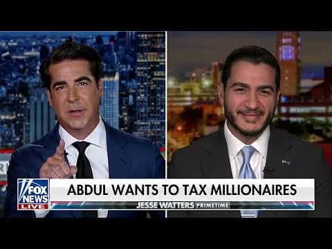 YouTube thumbnail for Abdul El-Sayed takes on Jesse Watters: "I feel good about beating Rogers who we both agree is beta"