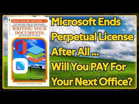 YouTube thumbnail for Microslop Is Ending Support On Your Perpetual License