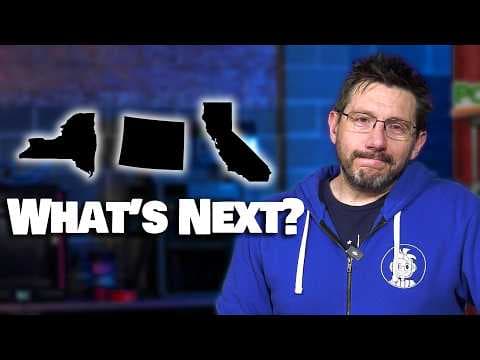 YouTube thumbnail for New 3D printing regulations: "Additive in America: Regulating 3D Printing" by 3D Printing Nerd