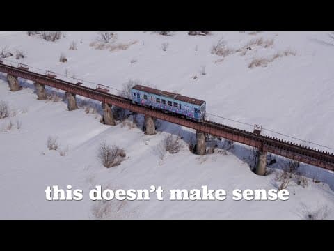 YouTube thumbnail for How Rural Japanese Trains Still Exist