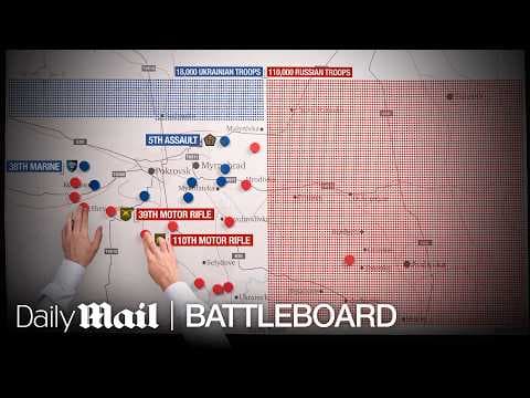 YouTube thumbnail for War will never be the same: Battle of Pokrovsk | Battle Board | Daily Mail