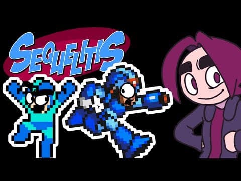 YouTube thumbnail for Teaching gamers how to play - classic games vs new ones (Sequelitis - Mega Man)