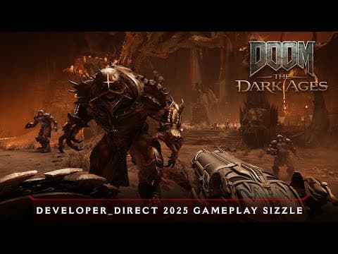 YouTube thumbnail for DOOM: The Dark Ages | Gameplay Sizzle | Coming May 15, 2025