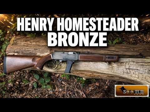 YouTube thumbnail for Henry Homesteader Brushed Bronze 9mm Carbine Gun Review