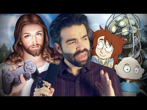 YouTube thumbnail for "I am Jesus Christ" and Other Games About Jews