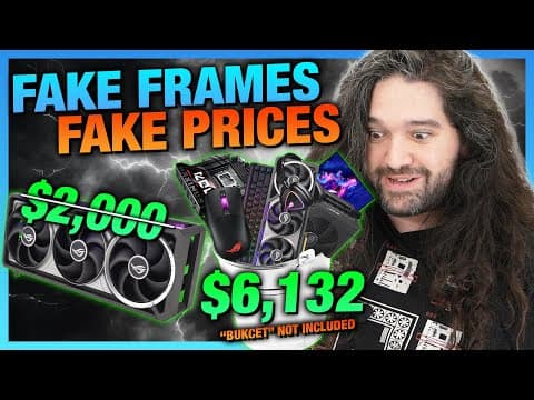 YouTube thumbnail for Fake Prices for Fake Frames - Gamers Nexus