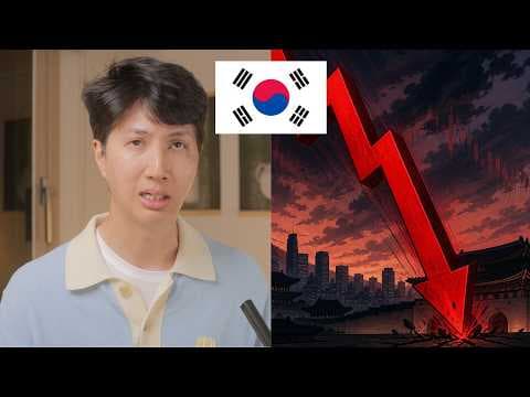 YouTube thumbnail for South Korea's AI bubble just crashed