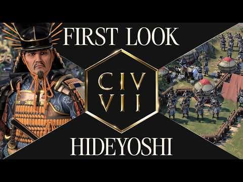 YouTube thumbnail for First Look: Hideyoshi | Civilization VII