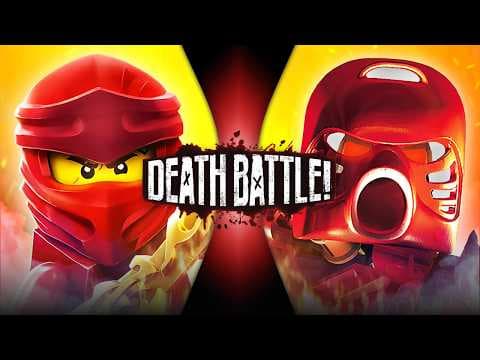 YouTube thumbnail for They done our boy dirty... Kai VS Tahu (Ninjago VS Bionicle) | DEATH BATTLE!