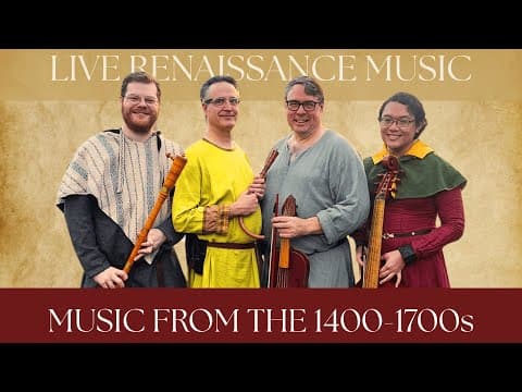 YouTube thumbnail for Renaissance music live concert