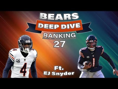 YouTube thumbnail for Enjoy this deep dive on the Bears roster. A little critical at points, so watch out Kool-Aid drinkers