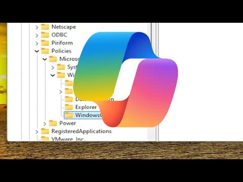 YouTube thumbnail for How to remove Co-Pilot from Windows 11
