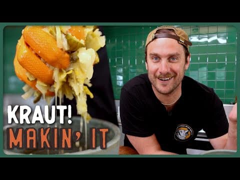 YouTube thumbnail for Cucumber Sauerkraut | Makin' It! Episode 1 | Brad Leone