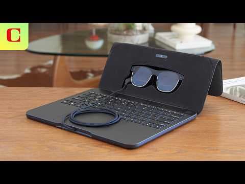 YouTube thumbnail for Hands On with Spacetop the AR Laptop