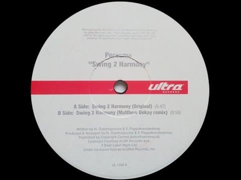 YouTube thumbnail for Swing 2 Harmony / Perasma (2005) (album, 9:47)